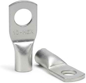 Crystal 10mm - 8 Cable Lugs Heavy Duty