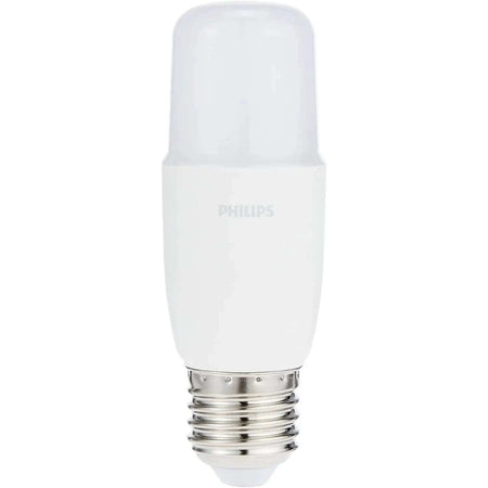 Philips Essential DL Stick LED bulb, 11W E27 base, 3000K warm white, front view. UAE