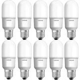 Osram LED Value TruWave 12W E27 bulbs, 10-pack, white glass with metal screw bases UAE