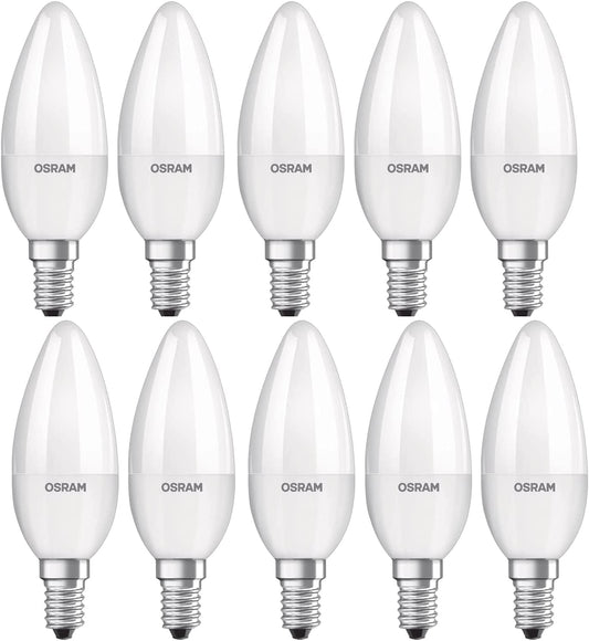 OsramOsram E14 LED Bulb Classic B40 Value 4.9W Warm White 2700K Frosted- PaOsram E14 LED Bulb Classic B40