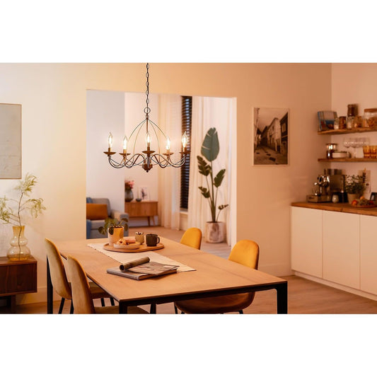 Philips MAS LEDCandle 3.4W (40W Eq.) E14 – 927 Warm Glow B35 Clear Glass