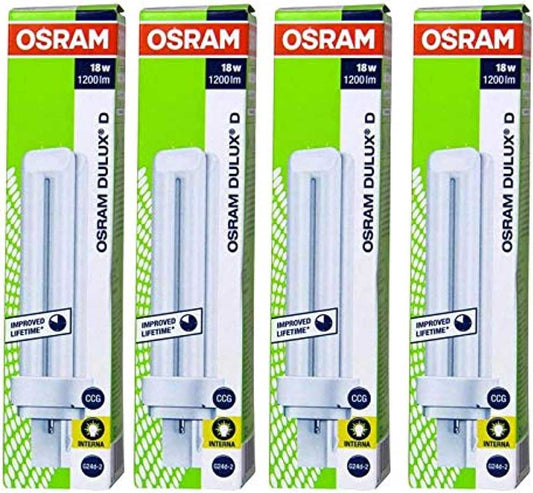 Osram Dulux D 18W 2Pin 830 Warm White (Pack Of 4)