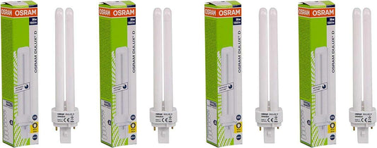 Osram Compact Home Decorative Durable Fluorescent Lamp, 26-w, 2 Pin, Pack Of 4 - Warm White