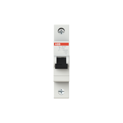 ABB SH201-C6 1-Pole 6A 6kA Type C MCB