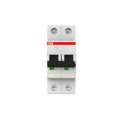 ABB MCB S200 - 2P - 25A 6kA S202-C25