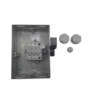 ABB BW340TPN قاطع عازل مقاوم للعوامل الجوية 40 أمبير 3 أقطاب رمادي IP66