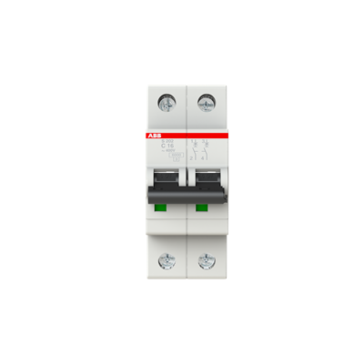 ABB Miniature Circuit Breaker 16A Double Pole 6KA TYPE C S202-C16 2CDS252001R0164