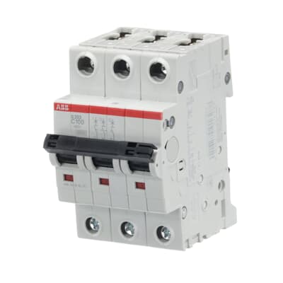 Abb Miniature Circuit Breaker 100A 3P 6kA S203-C100