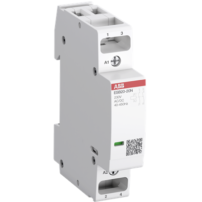 ABB ESB20-20N-06 20 أمبير، موصل التركيب 230 فولت 2 مفتوح عادي