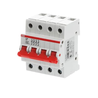 Abb Rail Mounting Isolator 80A 4P E204/80R 2CDE284001R0080