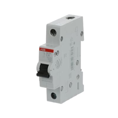 ABB 10A 6kA Single Pole MCB, SH201-C10 2CDS211001R0104