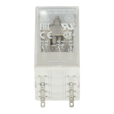 ABB CR-M024AC2 Pluggable interface relay 2c/o, A1-A2=24VAC, 250V/12A