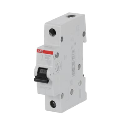 ABB MCB 20A 6Ka Single Pole Breaker S201M-C20