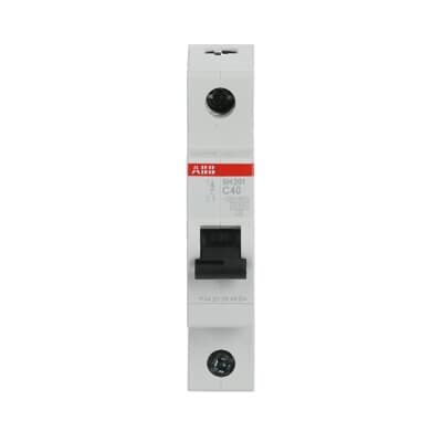 ABB SH201-C40 MCB, 1 Pole, 40 Amp 2CDS211001R0404