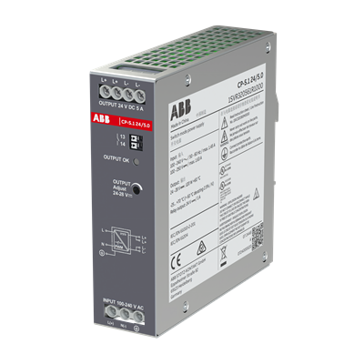 ABB CP-S.1 24/5.0 Power supply In:100-240VAC/100-250VDC Out:DC 24V/5A 1SVR320561R1000