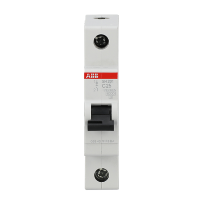 ABB MCB 25A Single Pole 6Ka SH201-C25