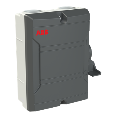 ABB BW340TPN قاطع عازل مقاوم للعوامل الجوية 40 أمبير 3 أقطاب رمادي IP66