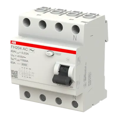 ABB FH204 AC-40/0.03 RCCB 40A 4-Pole 30mA - additional view
