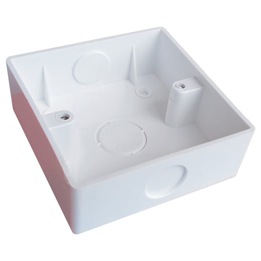 Unique Surface Pvc Box 3x3 For Switch Or Socket - White