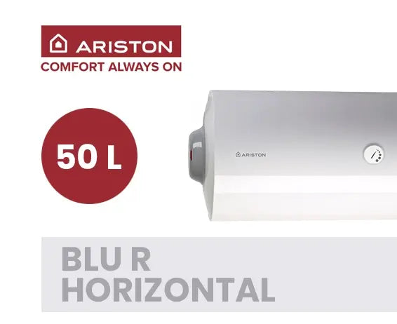 Ariston Blu R 50L horizontal wall-hung water heater, additional product view