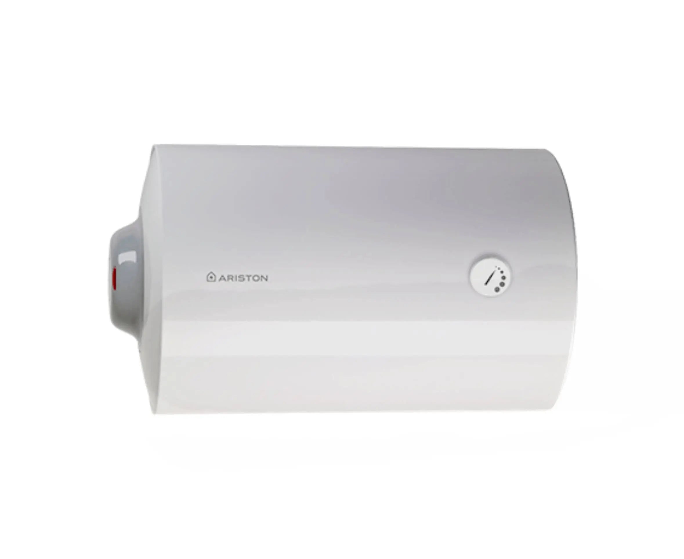 Ariston Blu R 50L horizontal water heater installed on wall