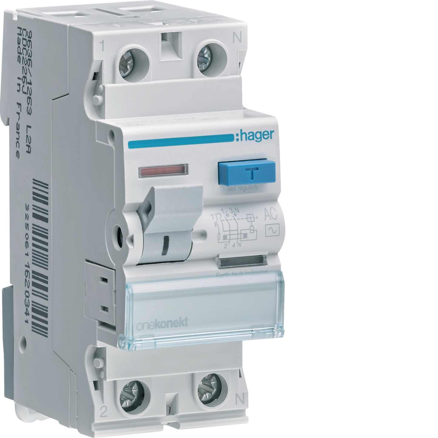 हेगर 40A 2P 100MA ELCB/RCCB CEC241J