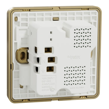 Schneider AvatarOn E8315DACUSB 21W USB Socket Wine Gold