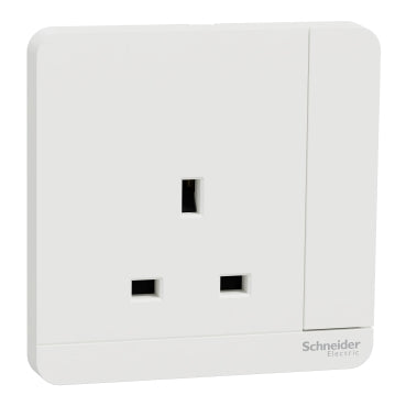 Schneider AvatarOn E8315D 1-Gang 13A Switched Socket