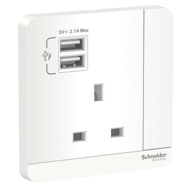 Schneider AvatarOn E8315USB 2 USB Charger Socket