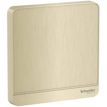 Schneider AvatarOn E8330X Blank Plate Gold 1 Gang Schneider Electric