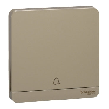 Schneider AvatarOn Doorbell Button, Wine Gold E8331BPL1