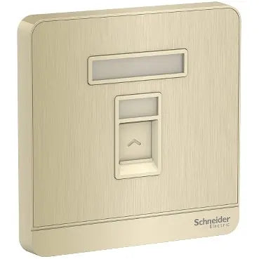 Schneider AvatarOn E8331RJS Keystone RJ45 Wallplate Schneider Electric