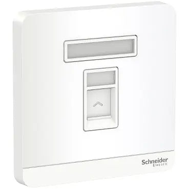 Schneider AvatarOn E8331RJS Keystone RJ45 Wallplate Schneider Electric