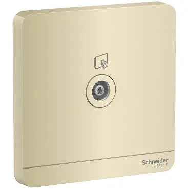 Schneider AvatarOn E8331TV TV Socket Wine Gold Schneider Electric