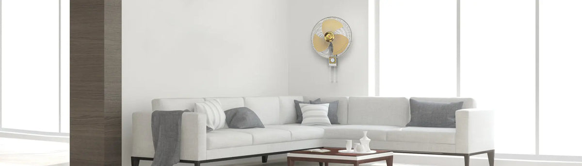 KDK M40C 16-inch 3-speed wall fan with metal blade, official product photo
