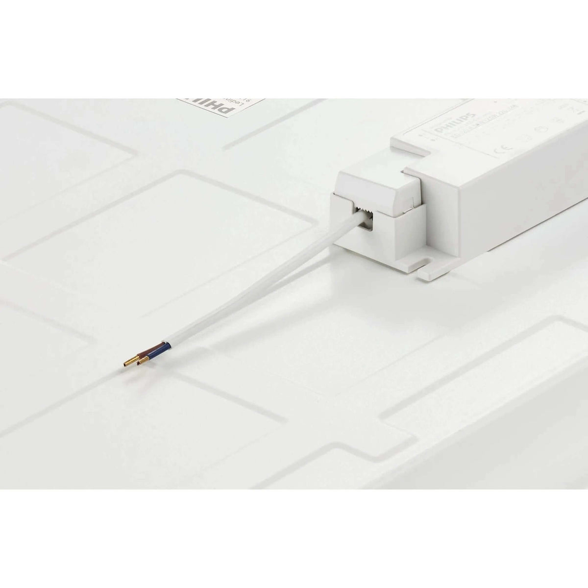Philips LED panel light 60x60 electrical connection and driver detail for installation. UAE