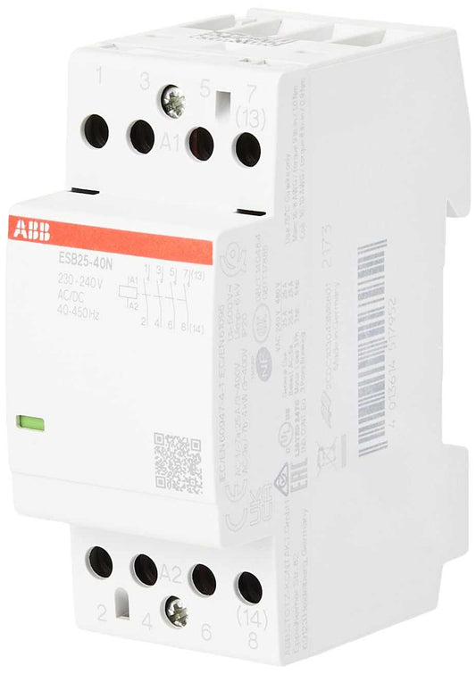 ABB Contactor 25A 4P ESB25-40N-06 1SAE231111R0640 - Deluxe Electricals