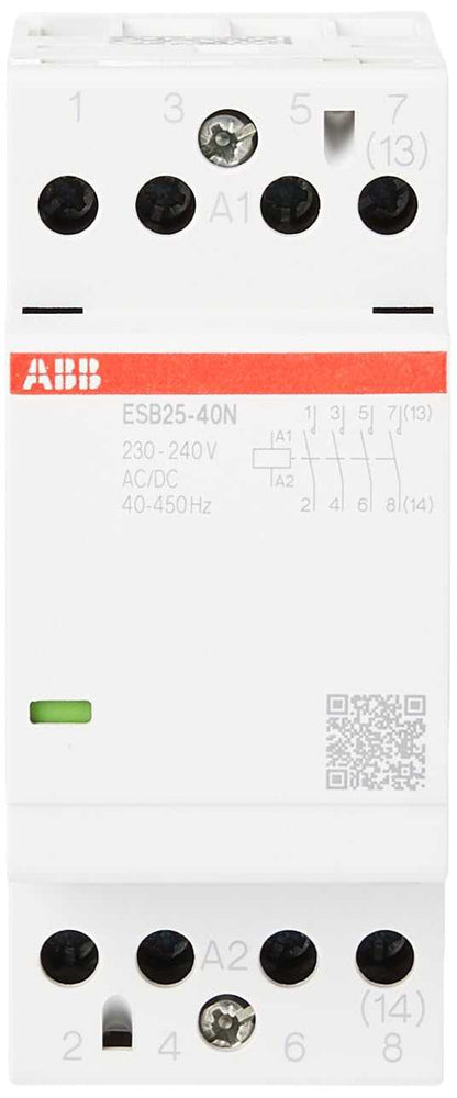 ABB Contactor 25A 4P ESB25-40N-06 1SAE231111R0640 - Deluxe Electricals