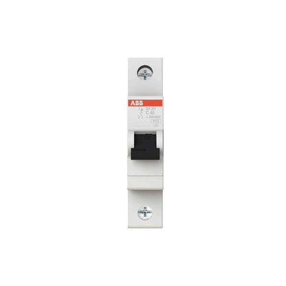 Abb Miniature Circuit Breaker 1P MCB 6KA Type C - Deluxe Electricals