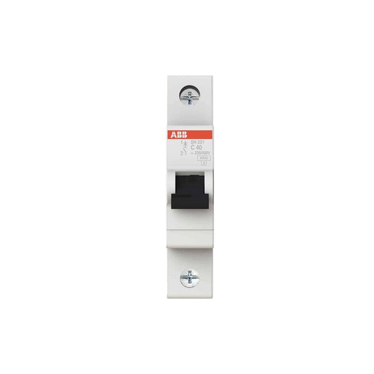 Abb Miniature Circuit Breaker 1P MCB 6KA Type C - Deluxe Electricals