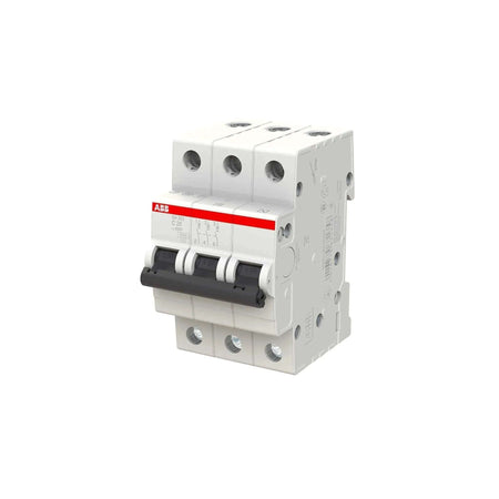 ABB SH203-C20 3-pole, 20A miniature circuit breaker, white DIN rail unit with three levers UAE