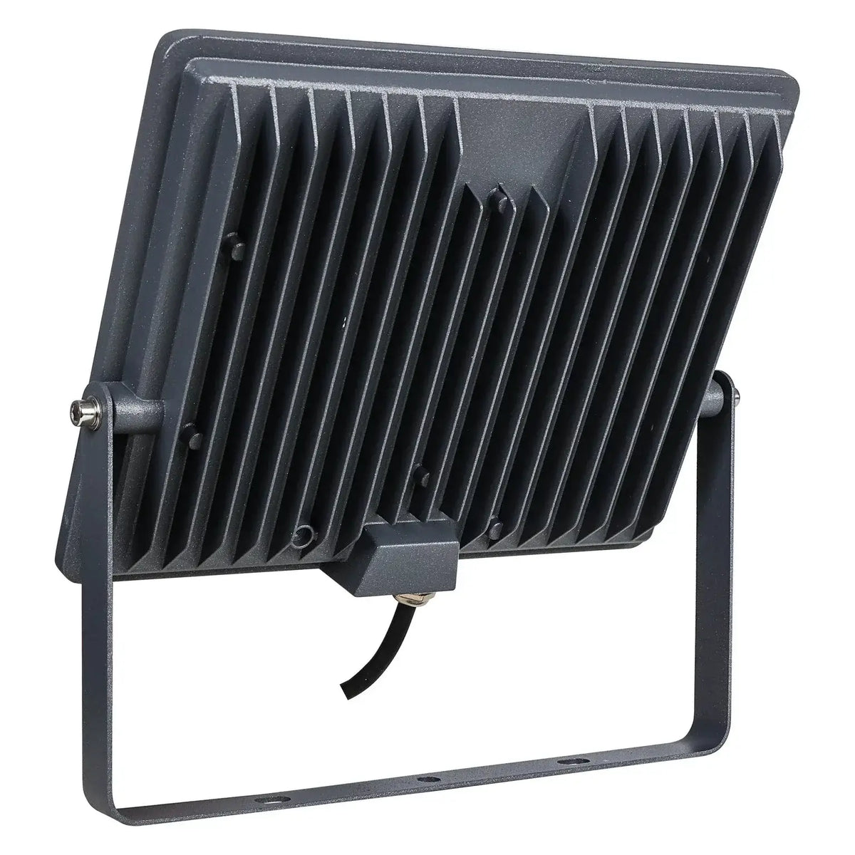 Ledvance LED Eco Lite Floodlight 100W G2 IP65; grey metal housing with ribbed heat sink and mounting bracket UAE