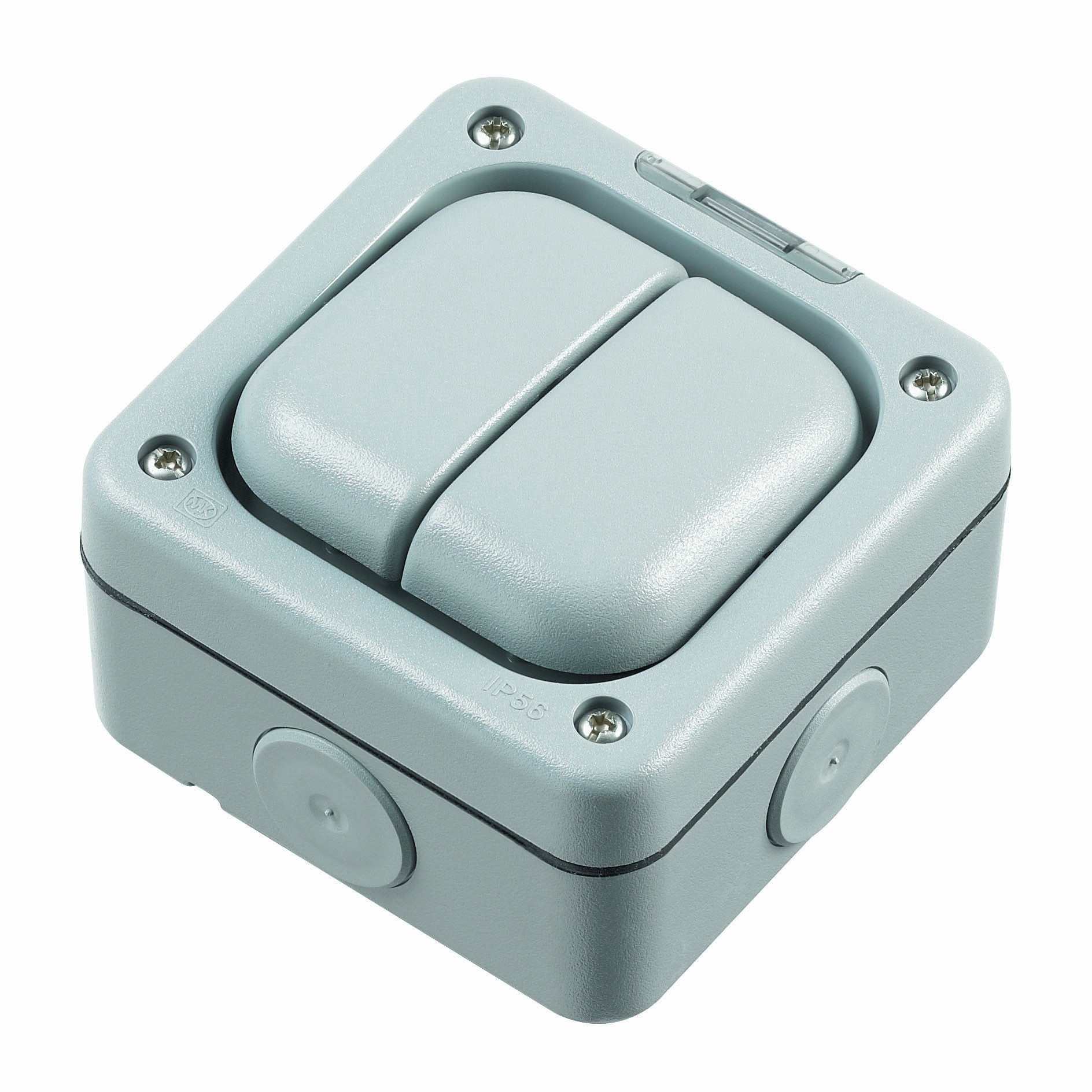 MK Masterseal Plus K56402RY 10 amp 2-Gang Single-Pole 1-Way Switch - Deluxe Electricals