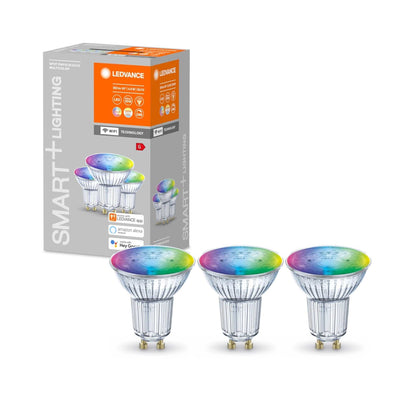 LEDVANCE Smart LEDLamp with WiFi Technology, Base: E14, Di mmable, Tunable White (2700-6500K), RGB Colors Changeable, Replaces Incandescent Lamps with 40 W, SMART+ WiFi Candle Multicolour, 1-Pack - Deluxe Electricals