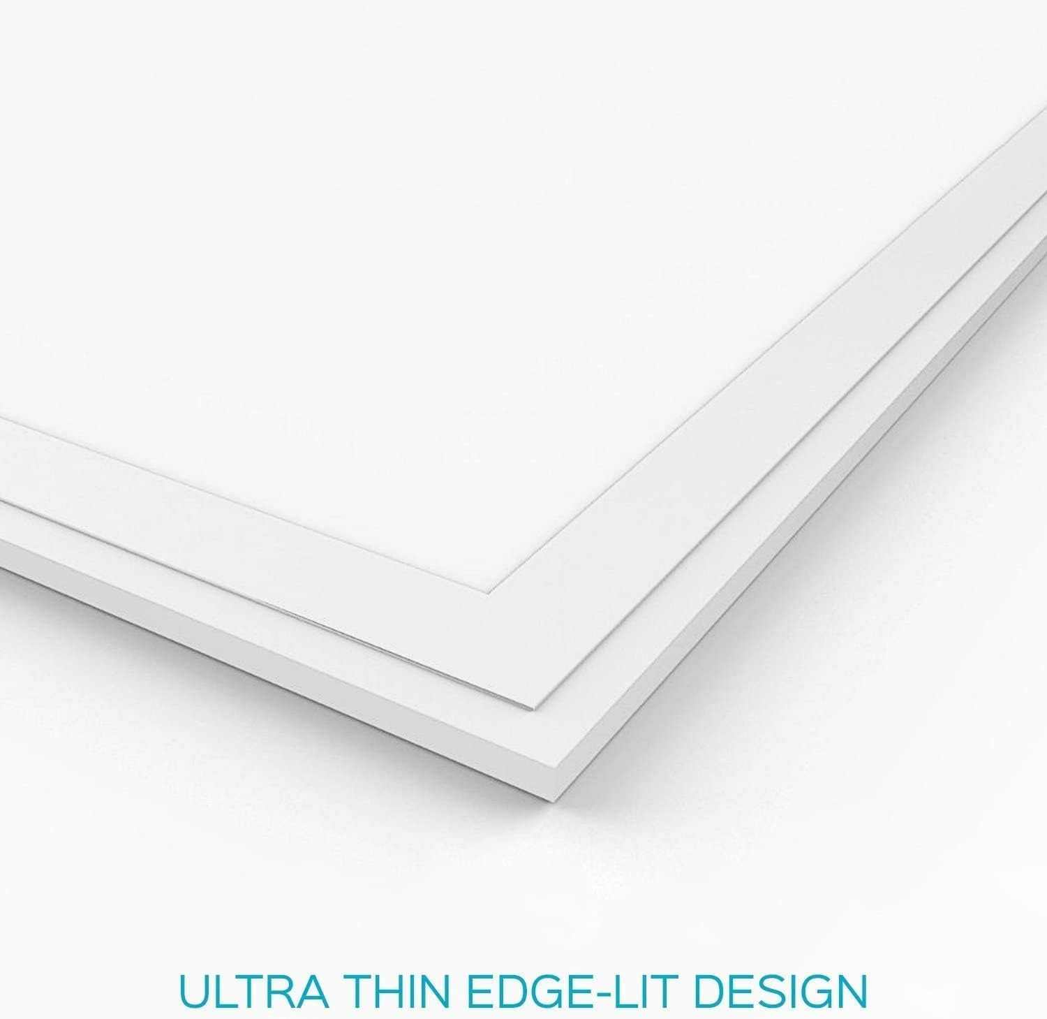 ESNCO Panel Light 60 Watt LED Ceiling Light, White, 60 x 60 Square - Deluxe Electricals