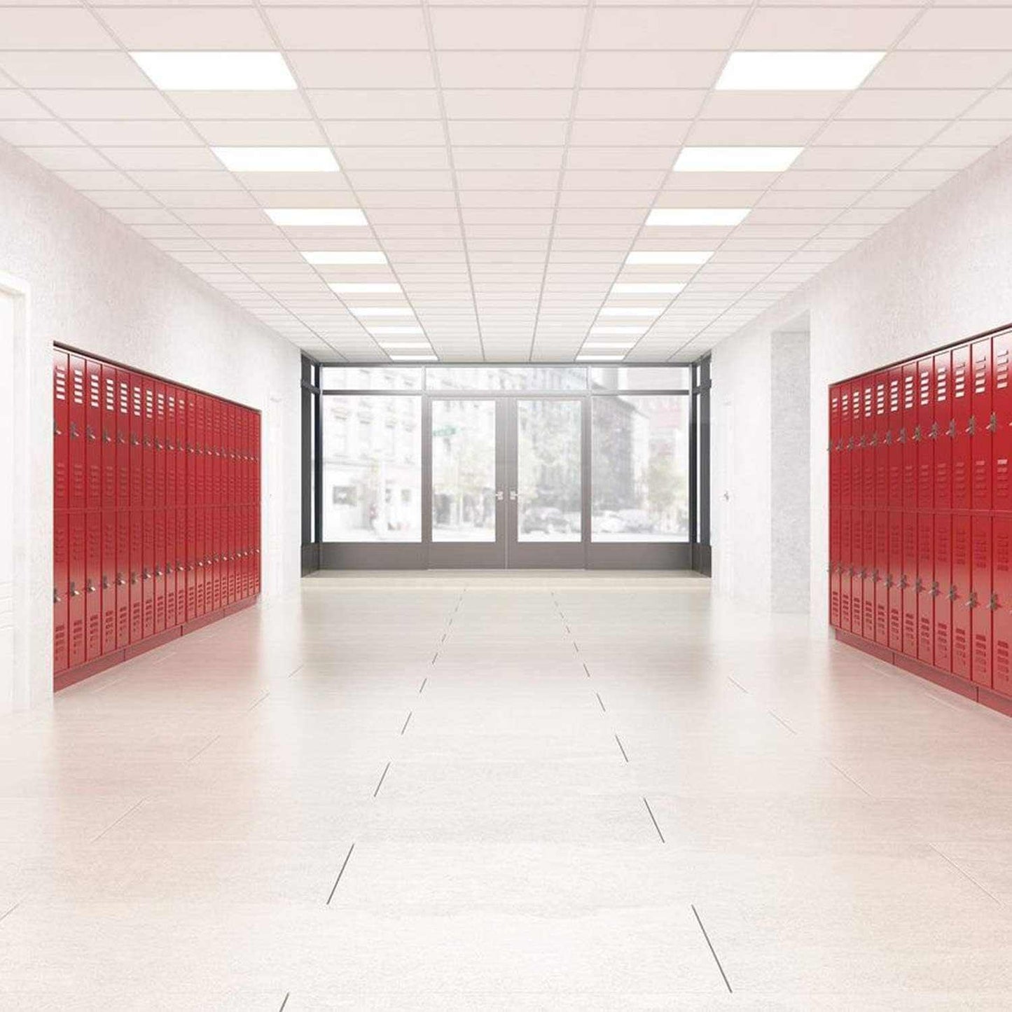 ESNCO Panel Light 60 Watt LED Ceiling Light, White, 60 x 60 Square - Deluxe Electricals