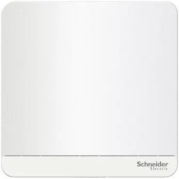 Schneider AvatarOn 16A Light Switch 1-Gang, White, E8331L1_WE - faceplate close-up view