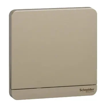 Schneider AvatarOn cover plate, 1-gang, Wine Gold – colour reference photo (cover plate, not this switch's own mechanism)