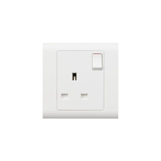 مقبس كهربائي MK Essentials 13A 1G SP، أبيض MV2757WHI