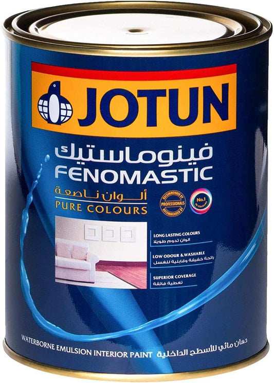 Jotun Fenomastic Pure Colours Emulsion Matt Interior Paint (White, 1 L) - Deluxe Electricals